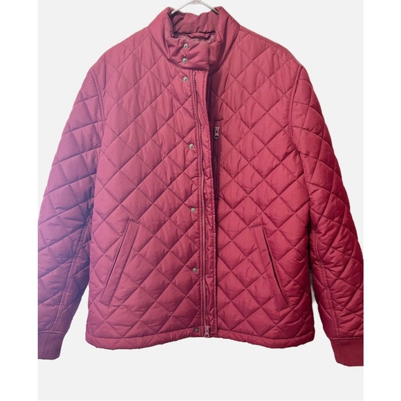 Banana Republic Women's Quilted Puffer Jacket - Red - Picture 3 of 8